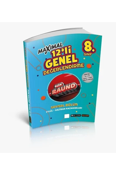8. Sınıf Maximal 12'li Son Raund Sayısal Deneme Sınavı ürün görseli 1