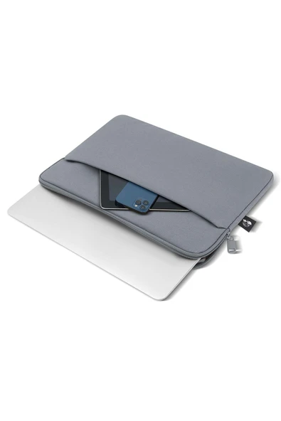 MCE-1502 14.1 NOVA Eco Notebook Sleeve Gri - Resim 3