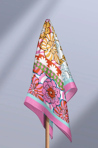 ORIANTAL PATCHWORK BANDANA - Resim 6