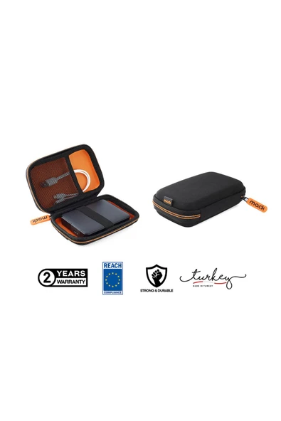 MCC-4008 2.5 Hard Disk Kılıfı Siyah Turuncu - Resim 4