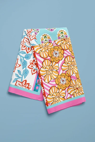 ORIANTAL PATCHWORK BANDANA - Resim 5