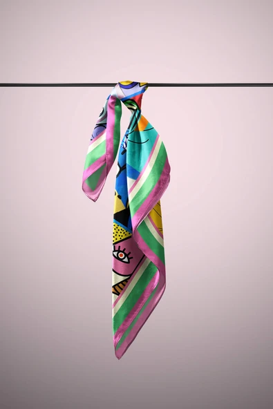 B13 HUMAN ABSTRACKT TASARIMLI BANDANA - Resim 3