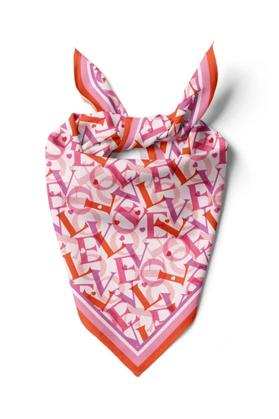 B50 LOVE TASARIM BANDANA ürün görseli 1