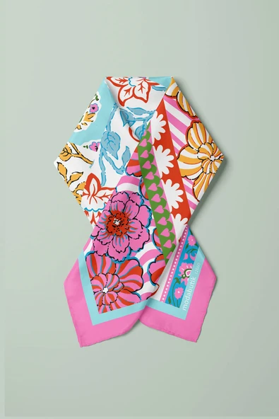 ORIANTAL PATCHWORK BANDANA - Resim 4