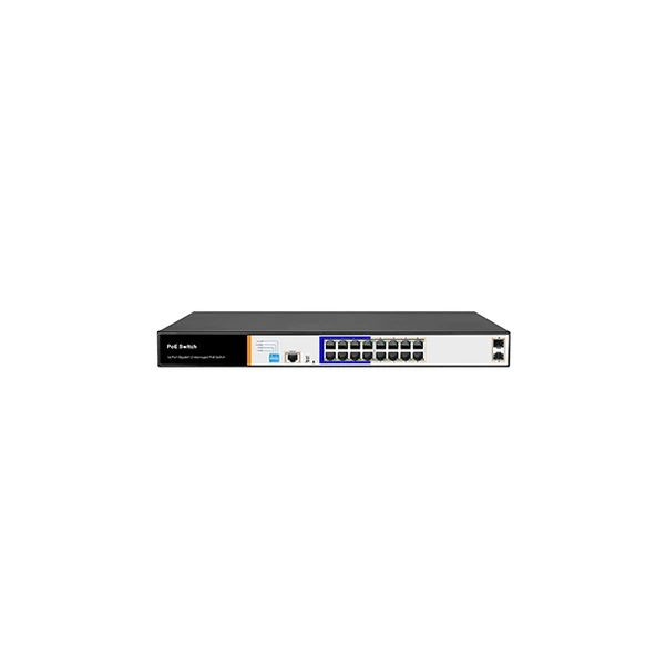 Tiandy YPS-3016G-2SFP-L2 Managed 16 Port Gigabit PoE Switch ürün görseli 1