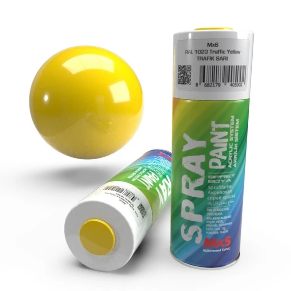 MXS SPREY BOYA 400 ML RAL1023 TRAFİK SARI ürün görseli 1