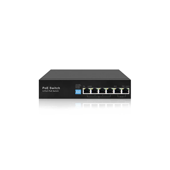 Tiandy PS-1004E-2E 4+2 Port AI POE Switch ürün görseli 1