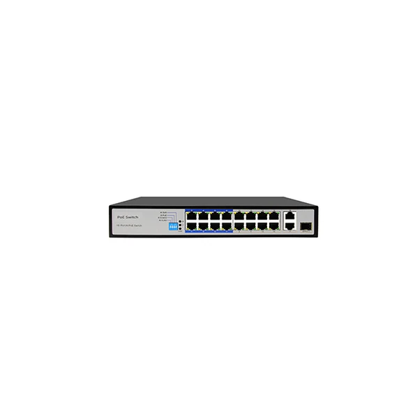 Tiandy PS-1016E-2G1SFP 16+2+1 Port AI POE Switch ürün görseli 1