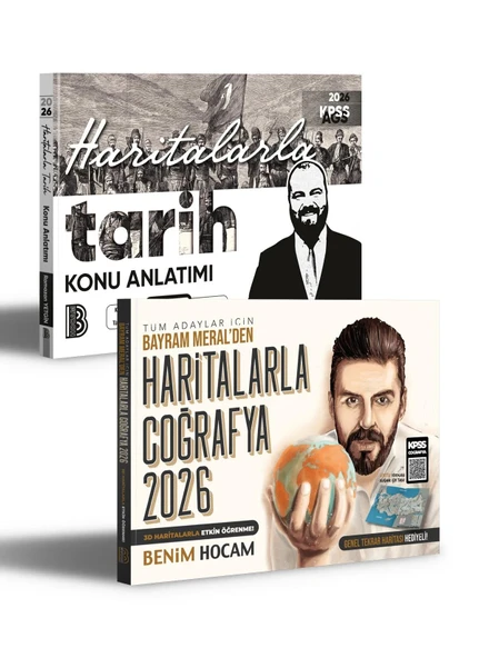 2026 Haritalarla Tarih - Haritalarla Coğrafya Konu Anlatımı Seti Benim Hocam Yayınları ürün görseli 1
