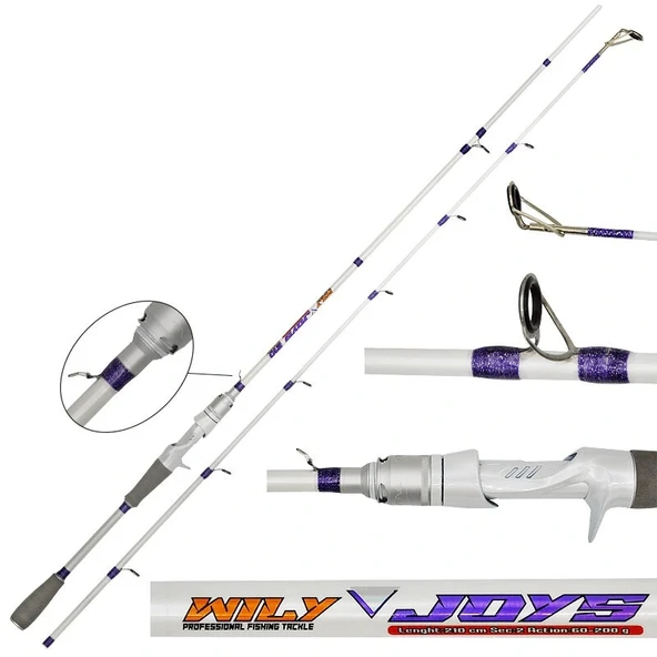 Wily Joys Bot 180cm 60-200 gr Bot Tekne Kamışı - Resim 3