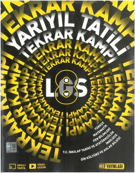 Hız Yayınları 8. Sınıf Yarıyıl Tatili Tekrar Kampı Yeni ürün görseli 1