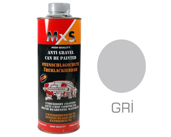 MXS Pütür Boyanabilir Alt Kaplama Gri 1 kg ürün görseli 1