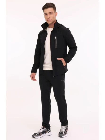 LUMBERJACK ZUHN 4PR SİYAH İNCE POLYAMİD MEVSİMLİK CASUAL MONT ürün görseli 1