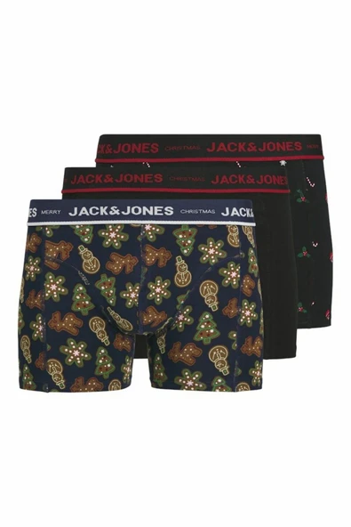 Jack Jones Gıngerbread 3 Lü Paket Erkek Boxer 12285149 ürün görseli 1