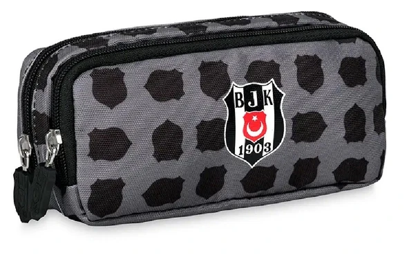 Beşiktaş Lisanslı Dama Desenli Kalem Çantası ürün görseli 1