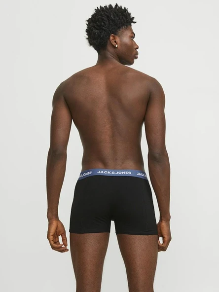 Jack Jones Solıd 5 Li Paket Erkek Boxer 12254366 - Resim 3