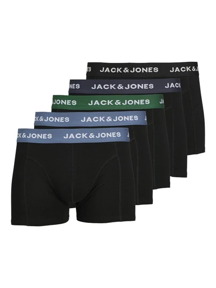 Jack Jones Solıd 5 Li Paket Erkek Boxer 12254366 ürün görseli 1