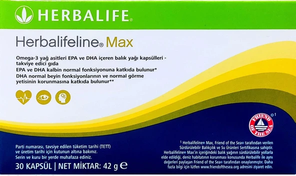 Herbalifeline Max 30 kapsül ürün görseli 1