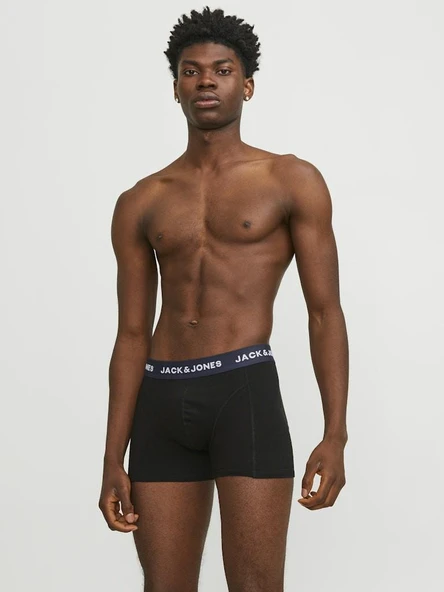 Jack Jones Solıd 5 Li Paket Erkek Boxer 12254366 - Resim 6