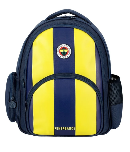 Fenerbahçe Lisanslı Sırt Çantası Çubuklu Suni Deri ürün görseli 1