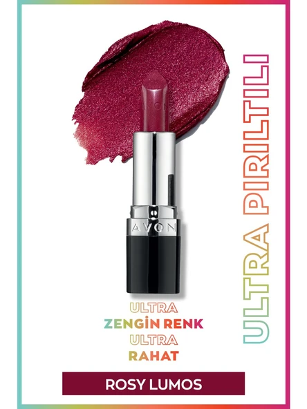 Avon Ultra Shimmer Ruj - Rosy Lumos ürün görseli 1
