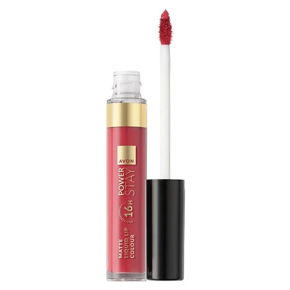 Avon Power Stay Likit Mat Ruj 16 Saat Kalıcı- Almost Red ürün görseli 1