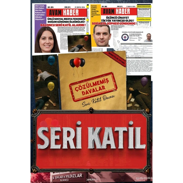 Seri Katil Davası Dedektiflik Oyunu ürün görseli 1