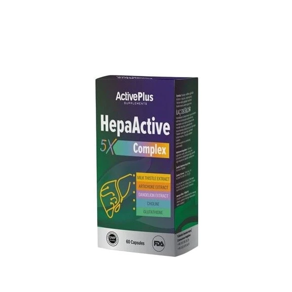 Active Plus Hepaactive5X Complex 60 Kapsül ürün görseli 1