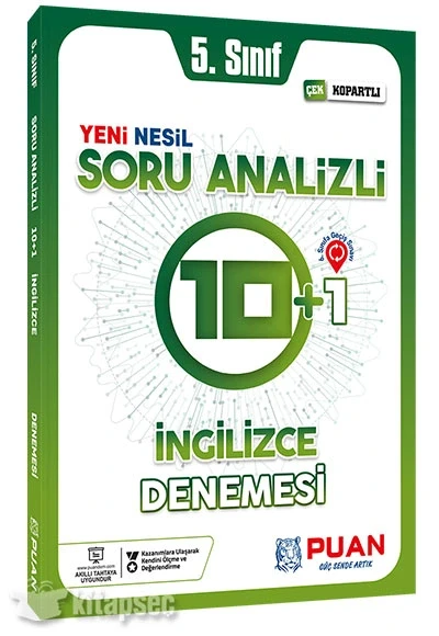 Puan 5.Sınıf İngilizce 10+1 Deneme ürün görseli 1