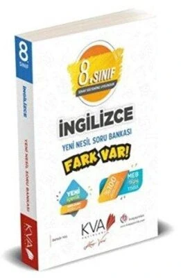 8.Sınıf İngilizce Yeni Nesil Soru Bankası Fark Var Koray Varol Akademi ürün görseli 1