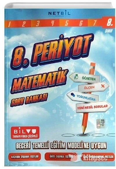 Netbil 8.Sınıf Matematik Periyot Soru Bankası ürün görseli 1