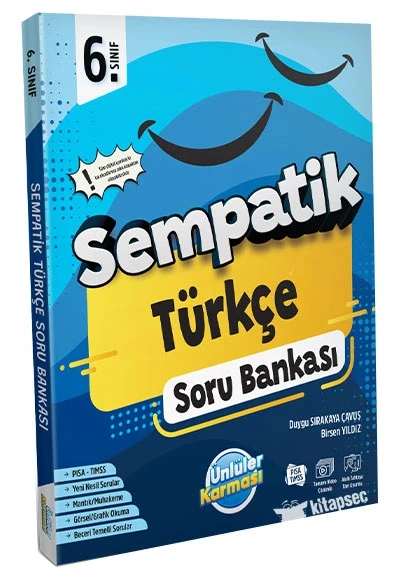 6.Sınıf Sempatik Türkçe Soru Bankası Ünlüler Karması ürün görseli 1