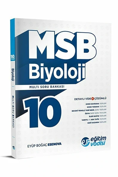 Eğitim Vadisi 10.Sınıf Biyoloji Multi Soru Bankası ürün görseli 1