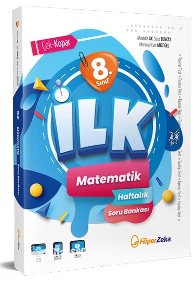 Hiperzeka 8.Sınıf İlk Matematik Haftalık Soru Bankası ürün görseli 1
