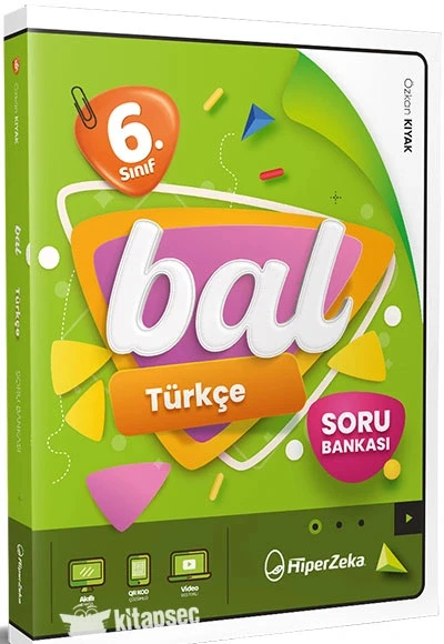 Hiperzeka 6.Sınıf Bal Türkçe Soru Bankası ürün görseli 1