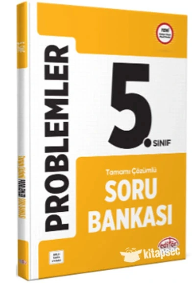 Editör 5.Sınıf Problemler Tamamı Çözümlü Soru Bankası ürün görseli 1