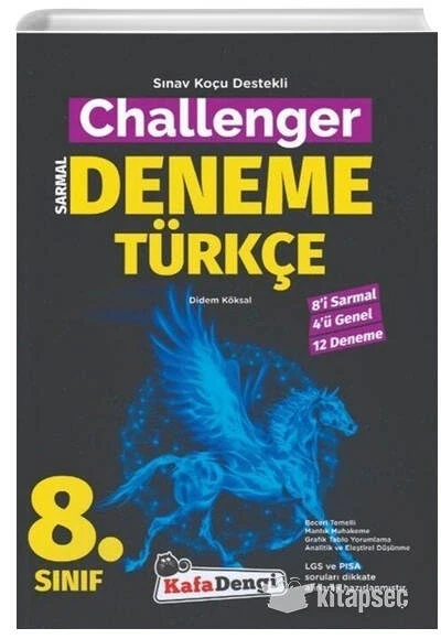 8.Sınıf Türkçe Challenger 12 Branş Denemesi Kafadengi ürün görseli 1