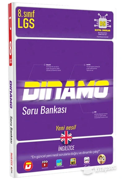 Tonguç 8.Sınıf İngilizce Dinamo Soru Bankası ürün görseli 1