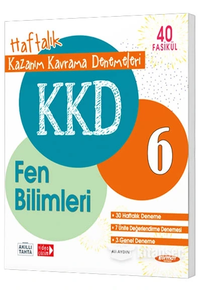 Kurmay 6.Sınıf Fen Bilimleri Haftalık Kazanım Kavrama Denemeleri 40 Fasikül ürün görseli 1