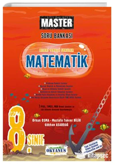 Okyanus 8.Sınıf Master Matematik Soru Bankası ürün görseli 1