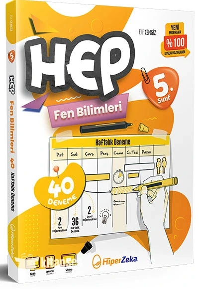 Hiperzeka 5.Sınıf Hep Fen Bilimleri 40 Deneme ürün görseli 1