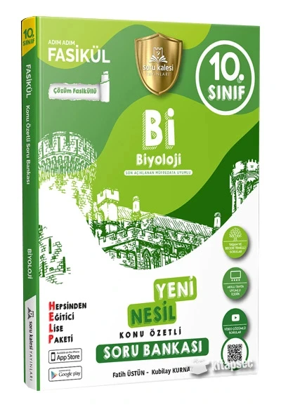 Soru Kalesi 10.Sınıf Biyoloji Yeni Nesil Soru Bankası ürün görseli 1