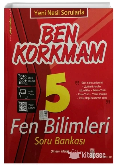 Ata Ben Korkmam 5.Sınıf Fen Bilimleri Soru Bankası ürün görseli 1