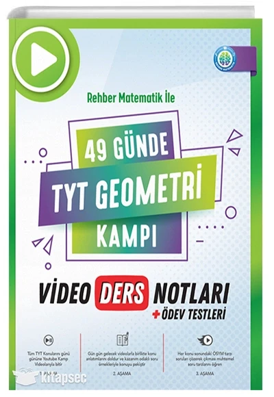 Rehber Matematik 49 Günde Tyt Geometri Kampı Video Ders Notları ürün görseli 1