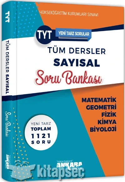 Tyt Tüm Dersler Sayisal Soru Bankasi Ankara ürün görseli 1