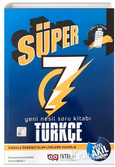 Nitelik 7.Sınıf Türkçe Yeni Nesil Soru Bankası Orta İleri Seviye ürün görseli 1