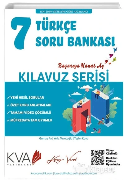 Kva 7.Sınıf Türkçe Soru Bankası Kılavuz Serisi ürün görseli 1