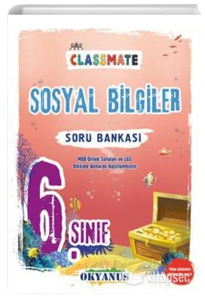 Okyanus 6.Sınıf Sosyal Bilgiler Soru Bankası Classmate ürün görseli 1