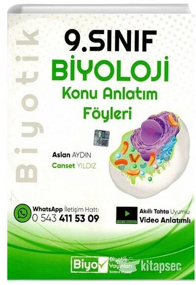 *Kampanya* Biyotik 9.Sınıf Biyoloji Konu Anlatım Föyleri ürün görseli 1