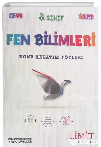 Limit 8.Sınıf Fen Bilimleri Konu Anlatım Föyleri ürün görseli 1